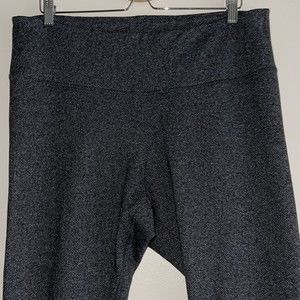 Old Navy Active Leggings Plus Size XXL Full Length Herringbone Gray Cold Weather
